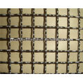 Stainless steel/steel crimped wire mesh